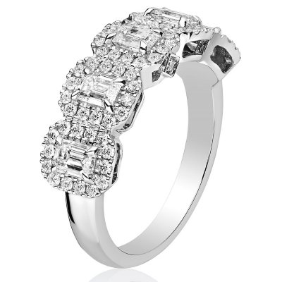 Sam's club emerald cut deals engagement ring