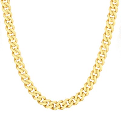 Real 14k Gold Chain 6mm Miami Cuban Link Necklace 22 Inch Men