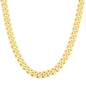 Miami Cuban Link Necklace 22", 6mm in 14K Yellow Gold