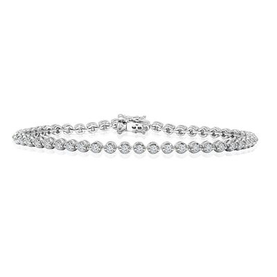 1.95 CT. T.W. Diamond Bracelet in 14K White Gold - Sam's Club