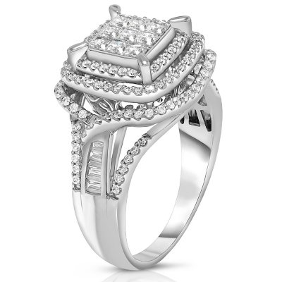 0.95 CT. T.W. Diamond Ring in 14K White Gold Sam s Club