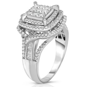 0.95 CT. T.W. Diamond Ring in 14K White Gold