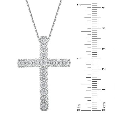 Sams diamond sale cross necklace