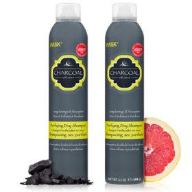 HASK Charcoal Purifying Dry Shampoo (6.5 oz., 2 pk.)