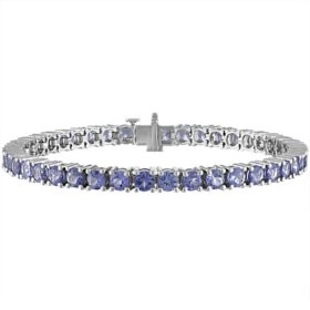 Tanzanite Bracelet in Sterling Silver