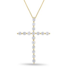 0.95 CT. T.W. Diamond Pendant in 14K Gold