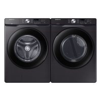 Samsung 4.5 cu. ft. Front-Load Washer & 7.5 cu. ft. Electric Dryer - Black Stainless Steel