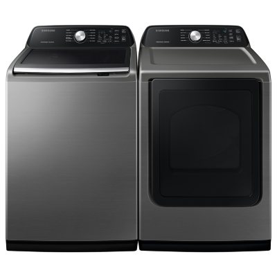 Samsung 4.5 cu .ft. Top-Load Washer & 7.4 cu. ft. Electric Dryer ...