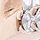 Rose, variant on 0.23 CT. T.W. Baguette and Round Diamond Band in 14K Gold