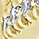 Yellow, variant on 0.46 CT. T.W. Baguette and Round Diamond Band in 14K Gold