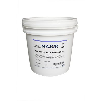 Major Black DecoCremes Icing, Purple (14 lbs.) - Sam's Club