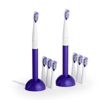 Smile Direct Club Toothbrush Value Pack Kit (2 toothbrushes, 6 brush head refills)