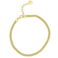 14K Yellow Gold Curb Bracelet
