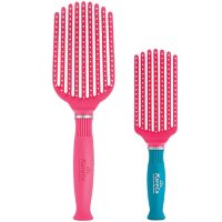 KareCo Tangle Buster® Detangler & Pink Tangle Buster® Mini Hair Brush Set