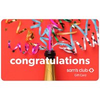 Sam's Club Congratulations Streamers Gift Card - Various Amounts