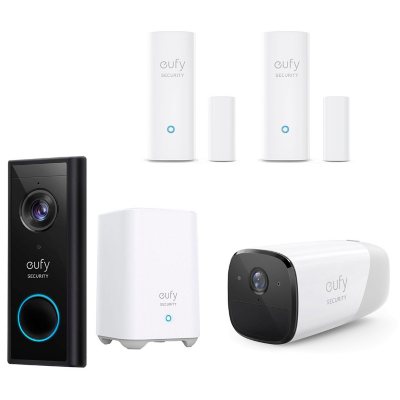 eufy Security, Wi-Fi Video Doorbell, 2K Resolution, No Monthly Fees, Local  Storage, Human Detection, with eufy Indoor Chime, Hardwiring Power and