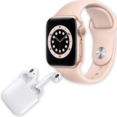 Apple Watch Series 6 40MM GPS (Gold Aluminum Case w/ Pink Sand