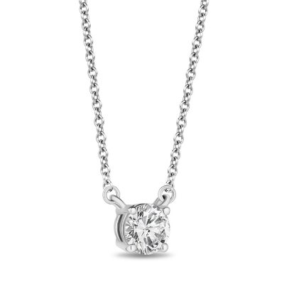 Diamond Solitaire Necklace