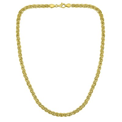 14K Yellow Gold Textured Braided Necklace, 18 - Sam's Club