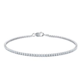 1.21 CT. T.W. Diamond Fashion Bracelet in 14K White Gold