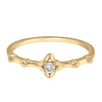 0.05 CT. T.W. Diamond Fashion Ring in 14K Gold (I, I1)