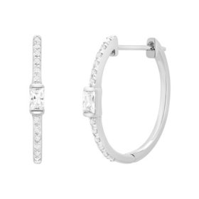 0.15 CT. T.W. Diamond Fashion Hoop Earrings in 14K Gold (I, I1)