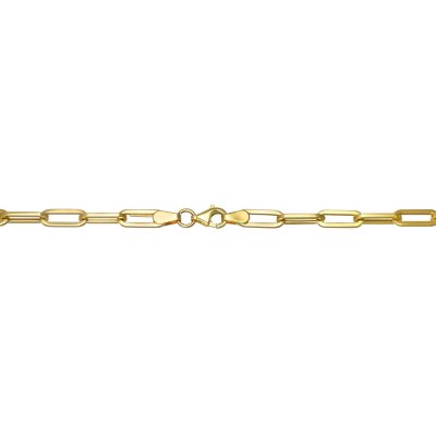 14k Yellow Gold Paperclip Chain