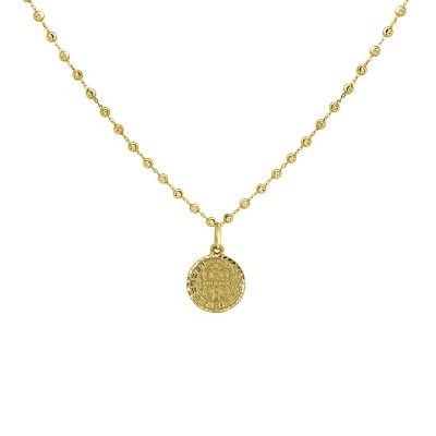 Gold chain deals with saint pendant