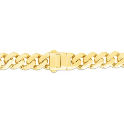 Men's Miami Cuban Link Bracelet in 14K Yellow Gold