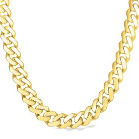 Miami Cuban Necklace 22", 9.5mm in 14K Yellow Gold
