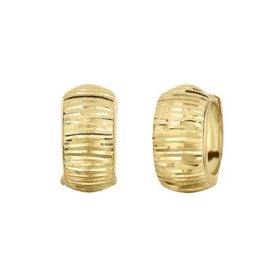 Gold Earrings 001-425-00490 14KY - Gold Earrings, P.J. Rossi Jewelers