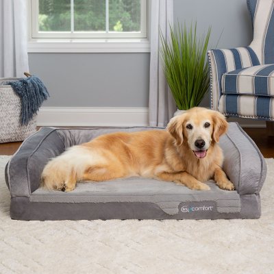 Serta, Large, Quilted Gel Memory Foam Ortho Couch Pet Bed – USA HOME GOODS