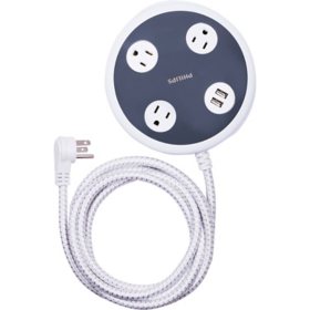 Philips 3-Outlet Surge Orb with USB