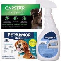 PetArmor Plus Capstar Flea & Tick Bundle for Medium Dogs, >25 lbs.
