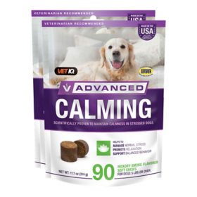 VETIQ Advanced Calming Soft Dog Chews, Hickory Smoke Flavored (90 ct., 2 pk.)