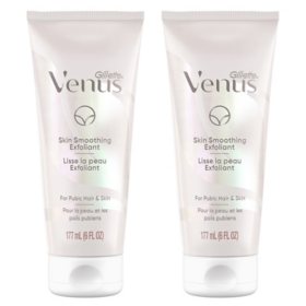 Venus Skin-Smoothing Exfoliant for Pubic Hair & Skin (6 fl. oz., 2 pk.)