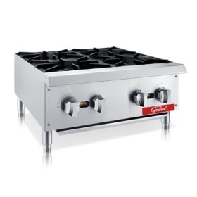 General Stainless Steel Hot Plate (Choose Size and Gas Type)
