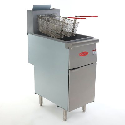 Propane Double Basket Deep Fryer 10 Qt Stainless Steel — Sandy's Imports