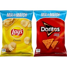 Lay’s Classic and Doritos Nacho Cheese Chips Bundle 2 ct.