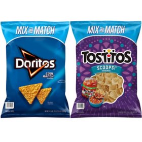 Doritos Cool Ranch and Tostitos Scoops! Tortilla Chips Bundle 2 ct.