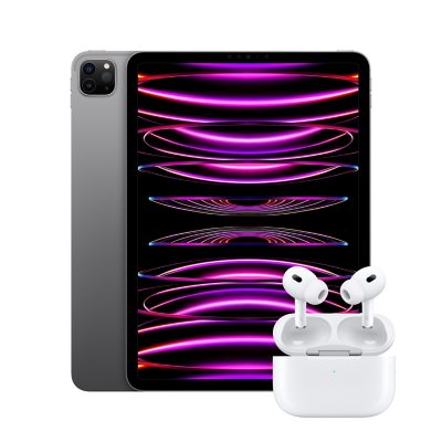 Apple iPad Pro 11″ with Wi-Fi + Apple AirPod Pro Bundle