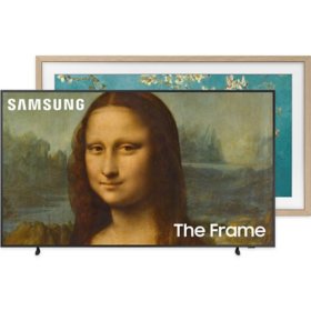 SAMSUNG 65" Class The Frame QLED 4K Smart TV w/ Quantum HDR (QN65LS03BDFXZA) + Additional Modern Bezel (Choose Color)