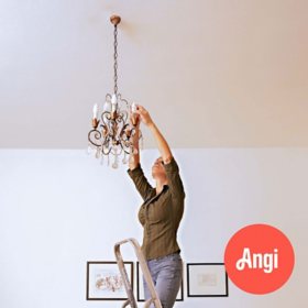 Angi Chandelier Installation