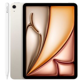 Apple iPad Air 13" Wi-Fi 128 GB with M2 Chip - 6th Generation 2024 Model + iPad Pencil Pro - 2024 Model, Choose iPad Color