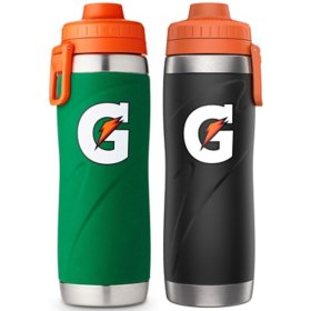 Gatorade 26oz. Stainless Steel Insulated Water Bottle, 2 pack