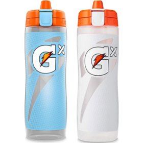 Gatorade GX 30 oz. Water bottles, 2 Pack (Choose Color)