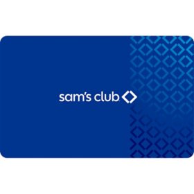 Sam's Club Diamond Gift Card, Various Amounts