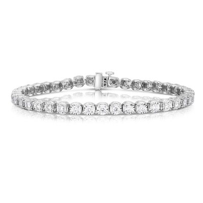 3.95 CT. T.W. Diamond Bracelet in 14K White Gold - Sam's Club