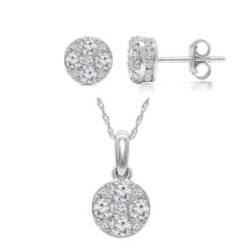 1.45 CT. T.W. Diamond Set in 14K White Gold		