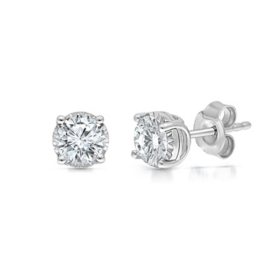 0.45 CT. T.W. Diamond Stud Earrings in 14K White Gold